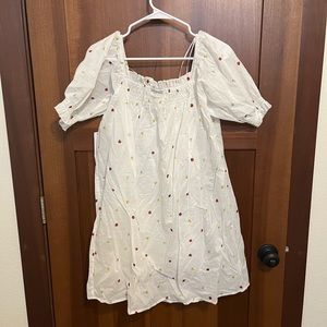 NWT ModCloth Size Medium Ladybugs Picnic Smocked Dress